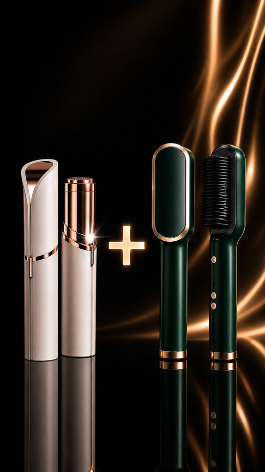 Depiladora Facial + Cepillo Alisador
