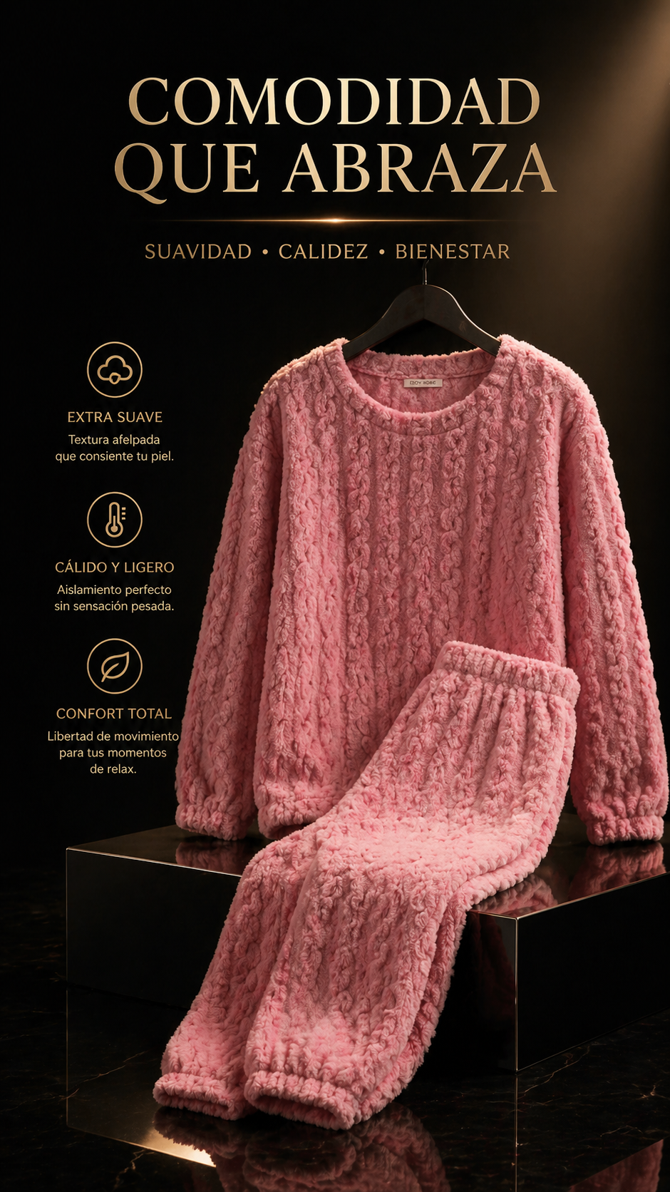 PIJAMA PLUSH CORDERITO