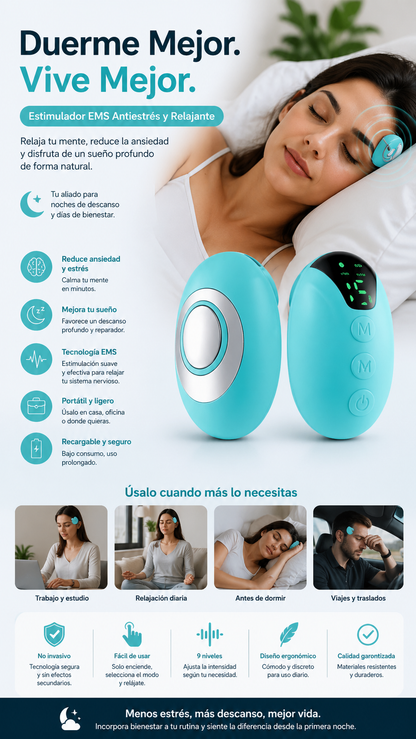 Estimulador Para Dormir Anti Insomnio EM