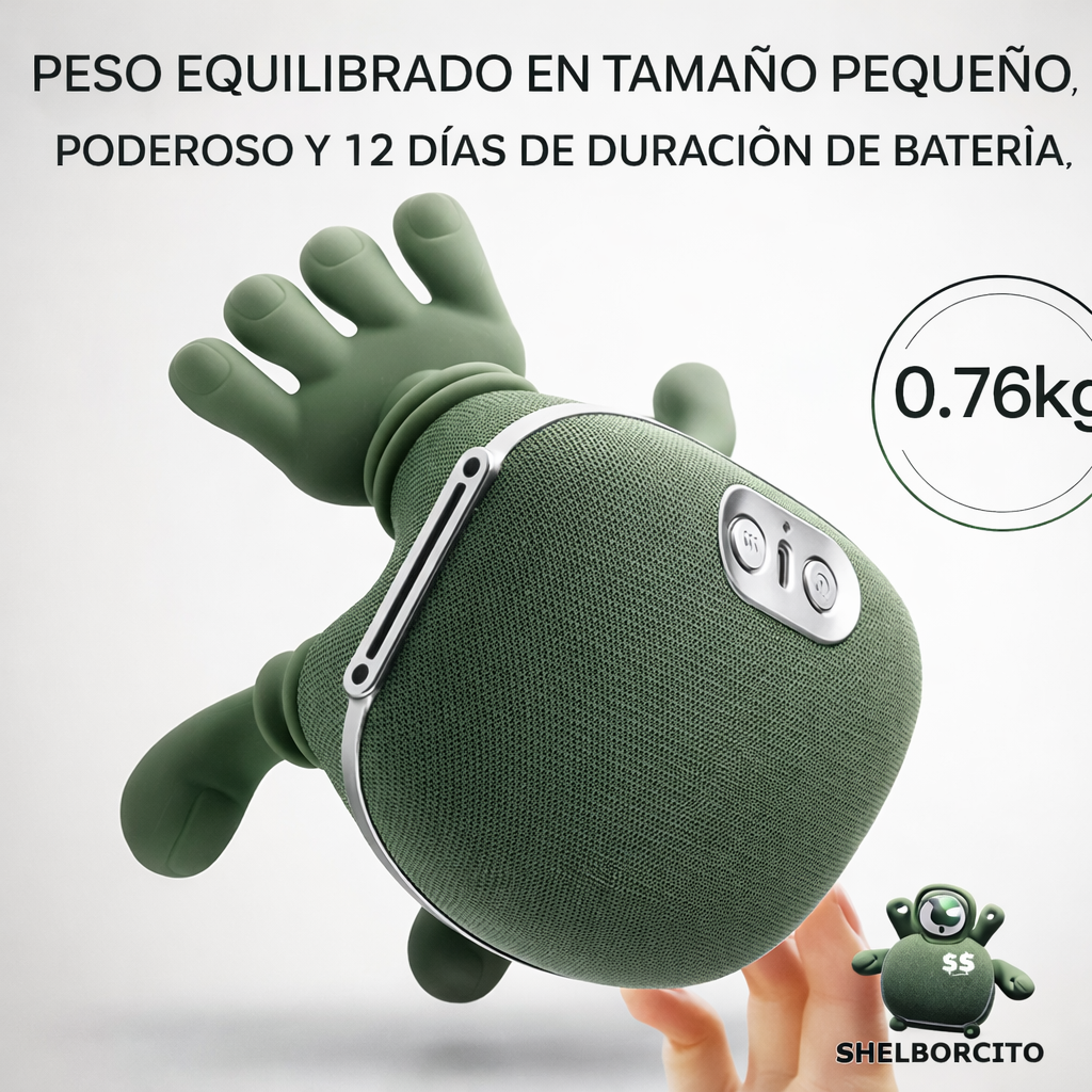 Shelborcito™- Masajeador Inteligente Profesional 4D con Calor Terapéutico