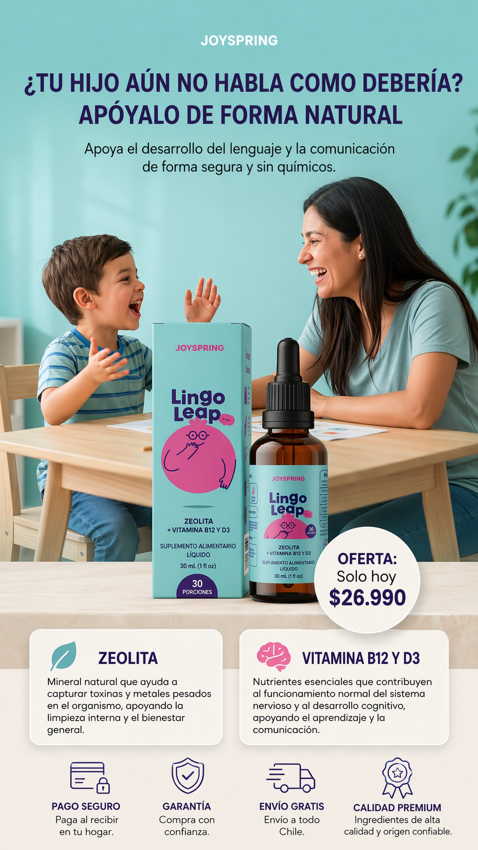 LINGO LEAP Zeolita Liquida 30ML