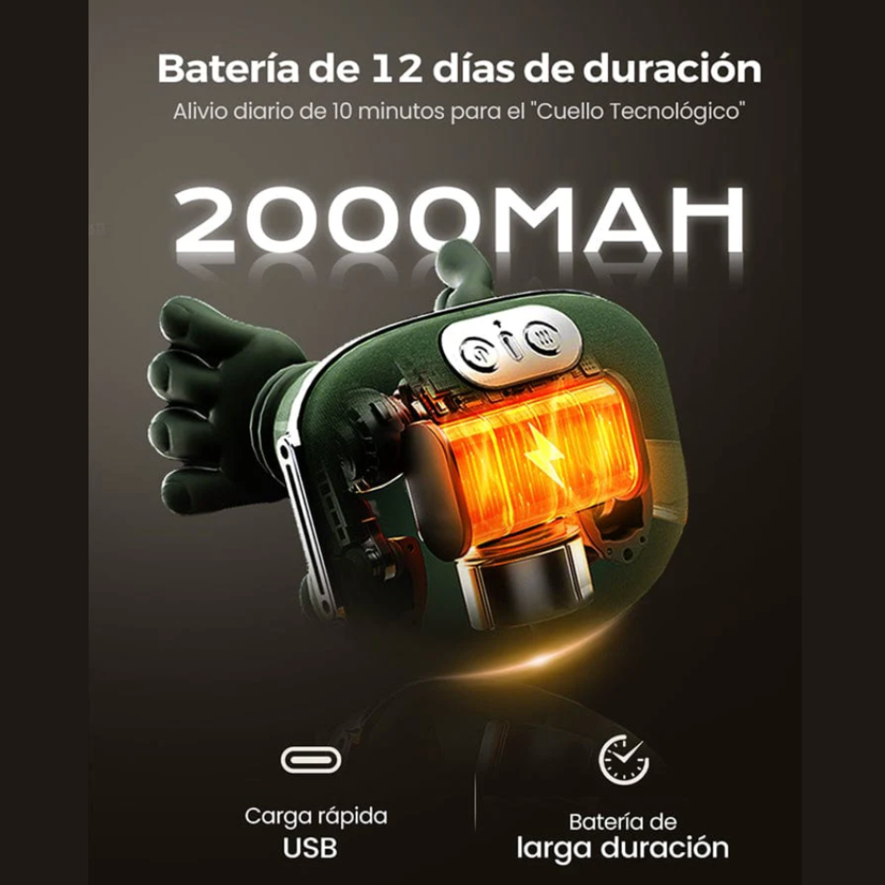 Shelborcito™- Masajeador Inteligente Profesional 4D con Calor Terapéutico