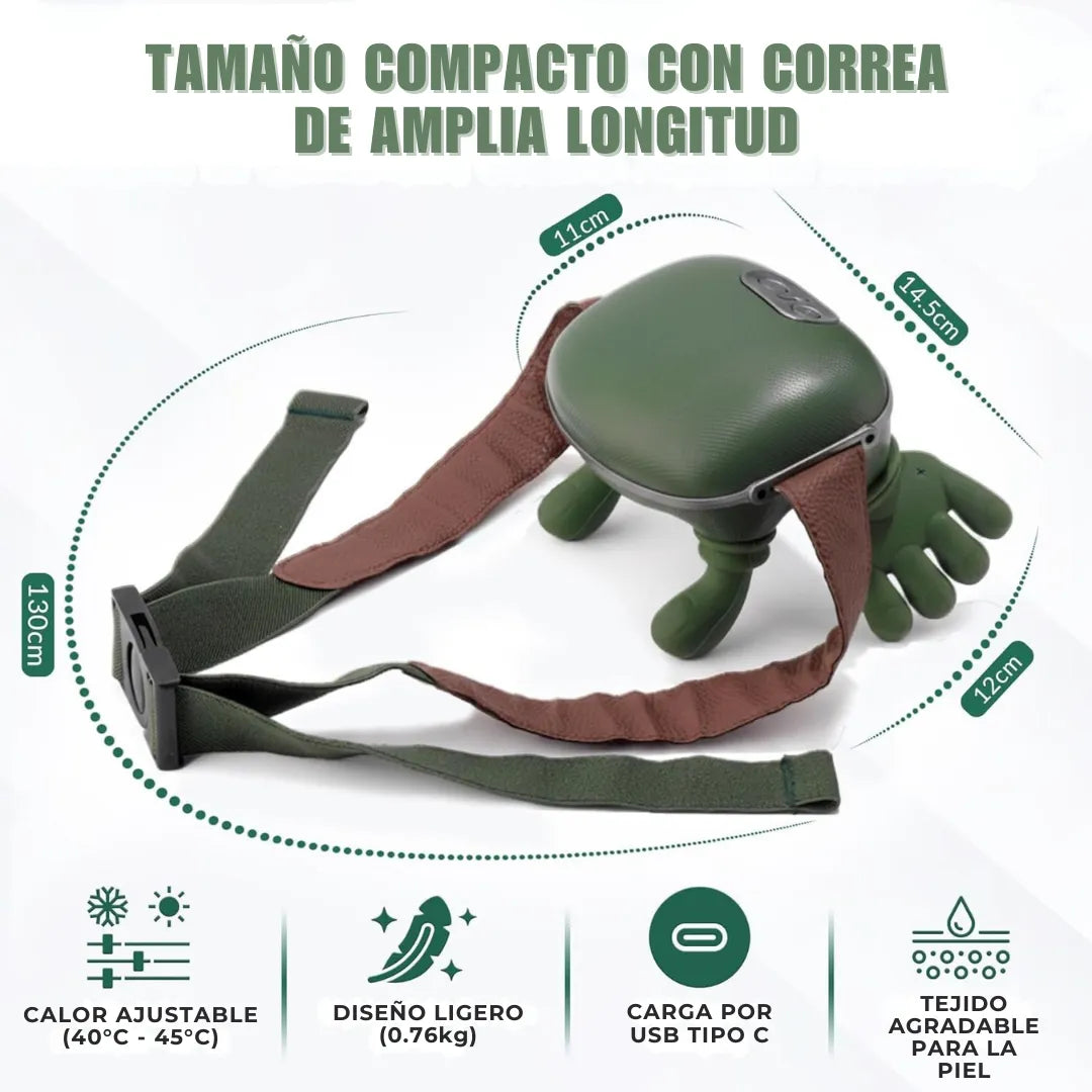 Shelborcito™- Masajeador Inteligente Profesional 4D con Calor Terapéutico