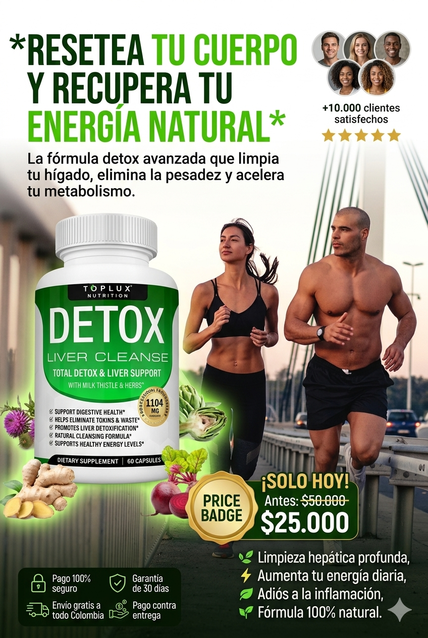 DETOX LIVER & CLEANSE 60 Capsulas