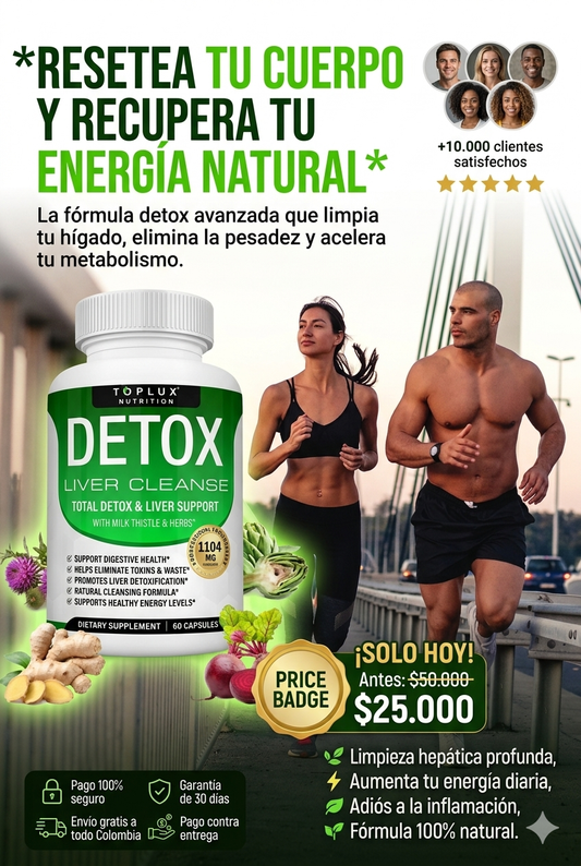 DETOX LIVER & CLEANSE 60 Capsulas