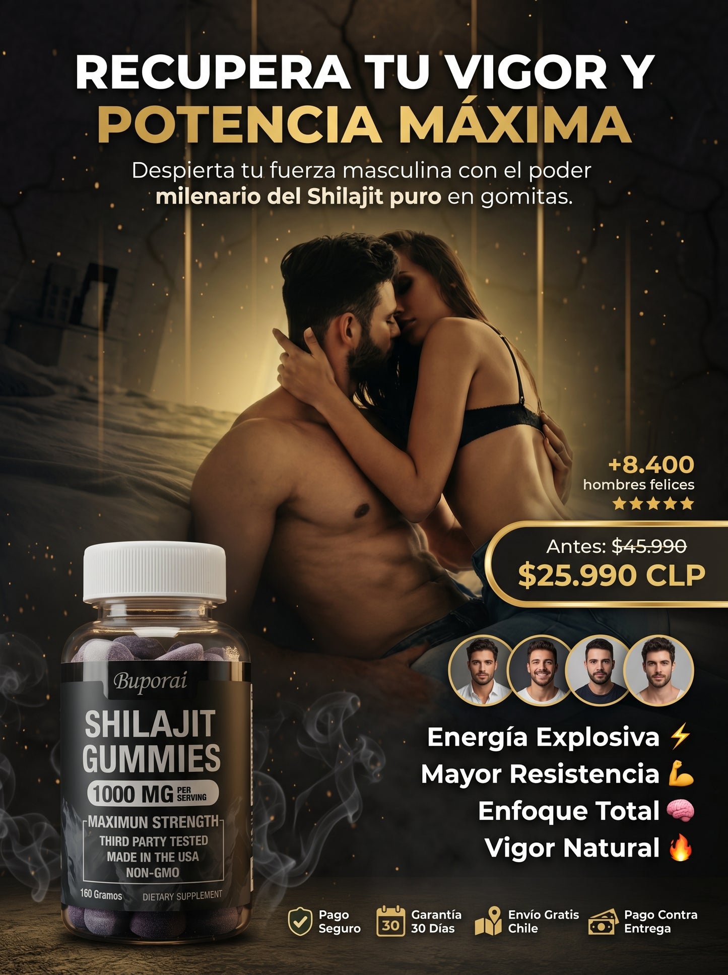 SHILAJIT POTENCIADOR MASCULINO
