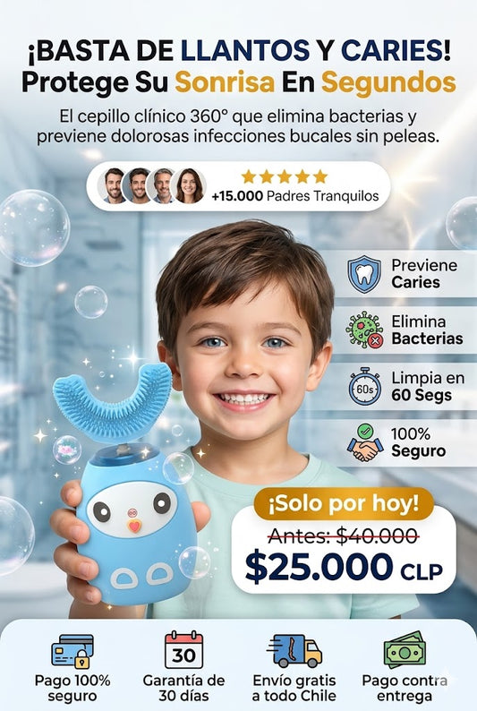 Cepillo ANTICARIES e INFECCIONES 360° Niñ@s